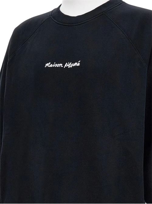 Oversized sweatshirt with Maison Kitsunè writing MAISON KITSUNE' | OM00309KM0340P199